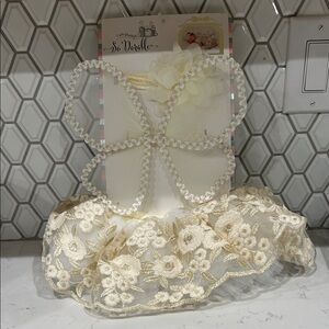 NWT: Baby Tutu, Fairy Wings, & Bow For Pictures